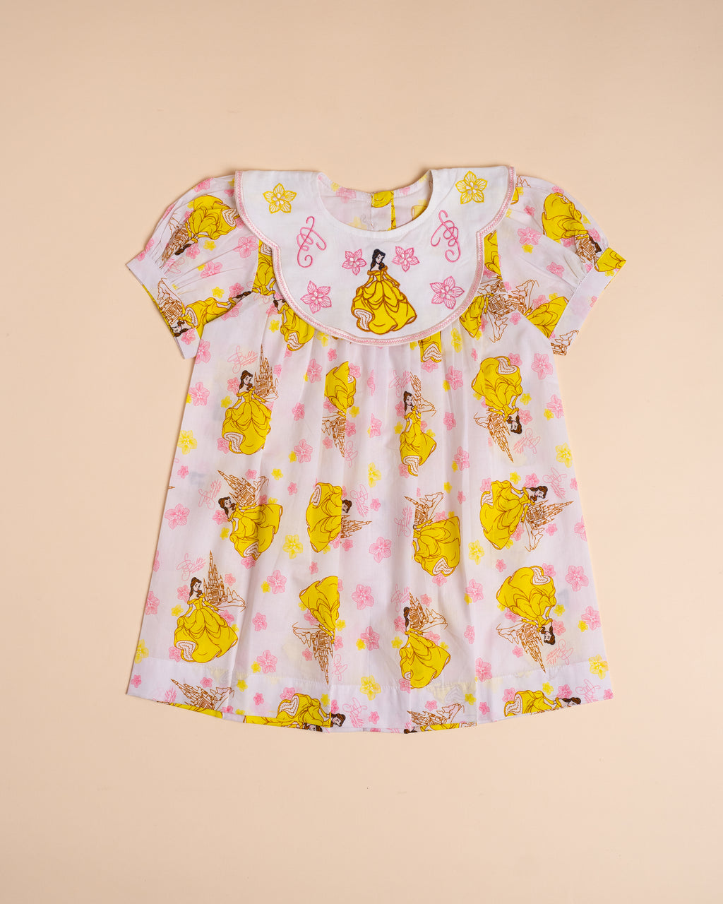 Orange Fairy Tale Cotton Dress (4M–8Y)