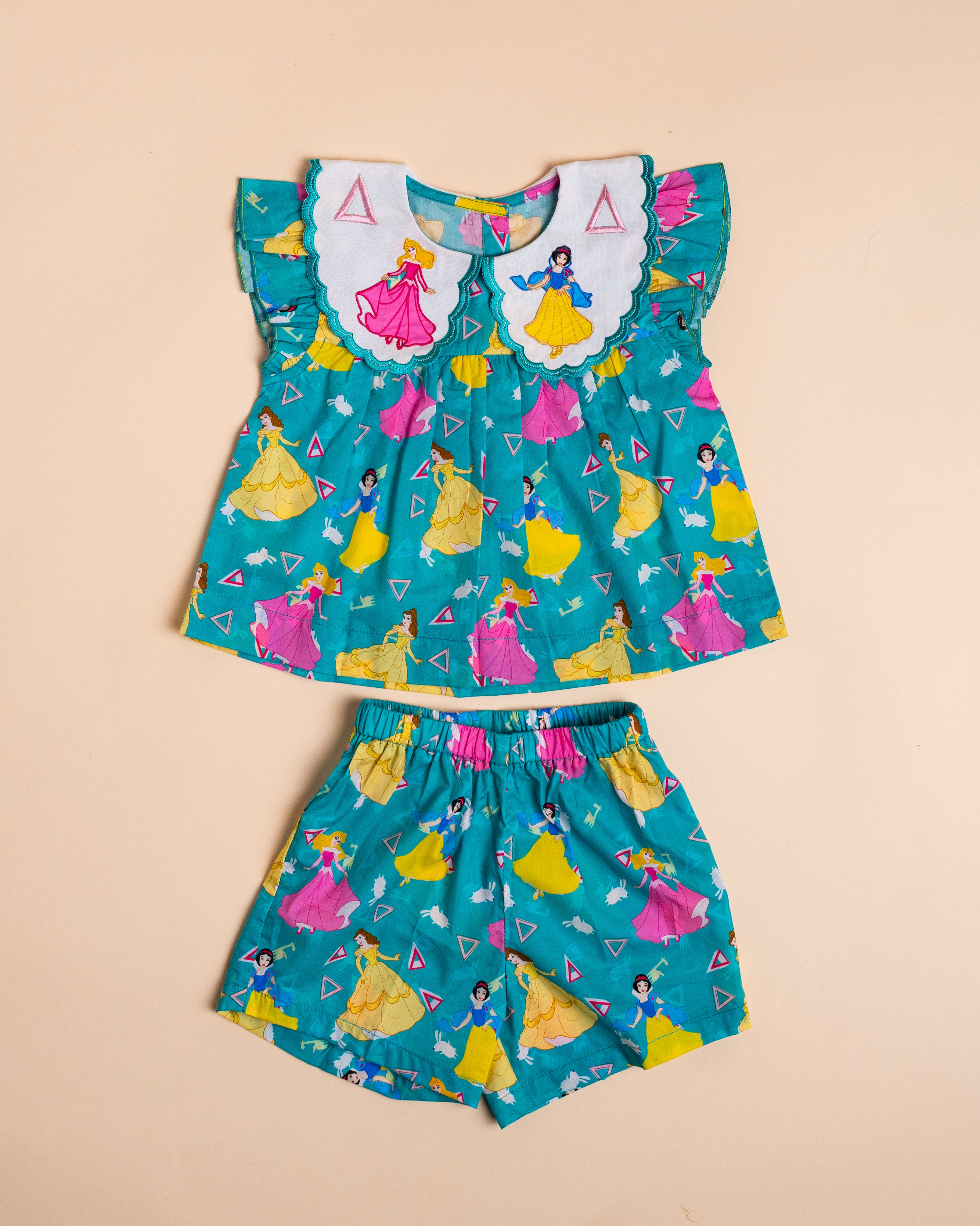 Teal Princess 2-Piece Set (4M–7Y)