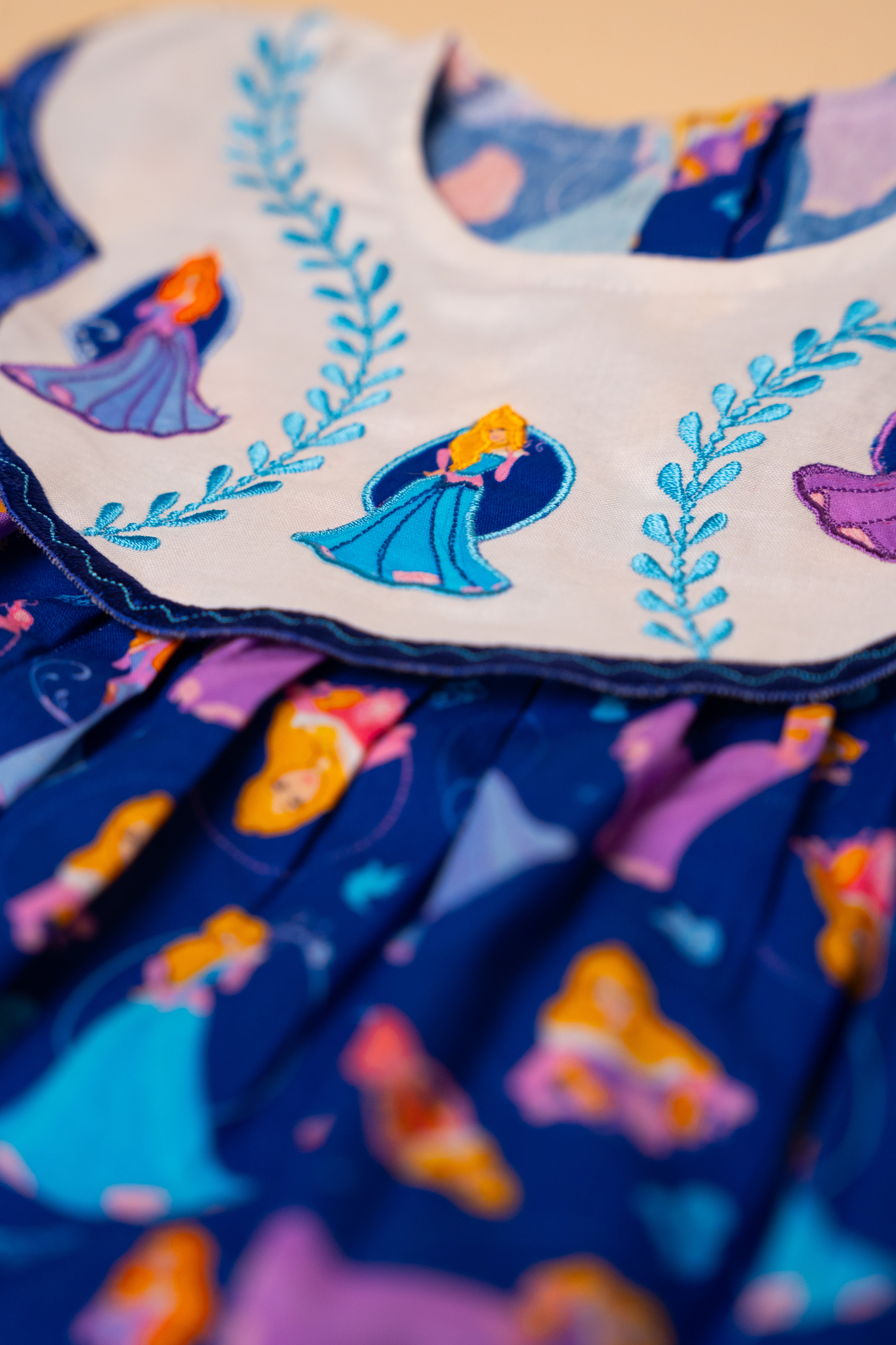 Blue Princess Dress (4M–8Y)