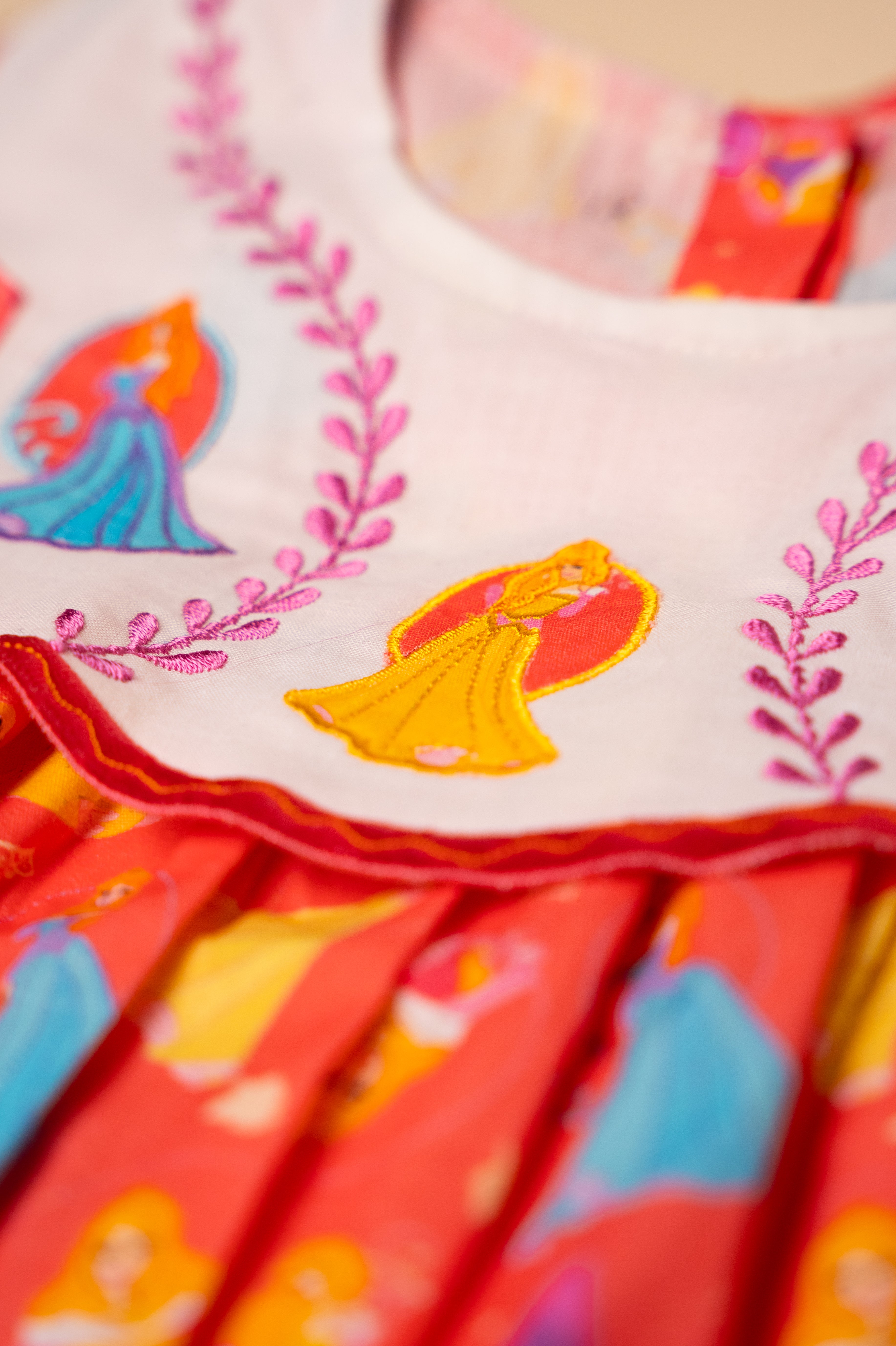 Orange Princess Dress (4M–8Y)