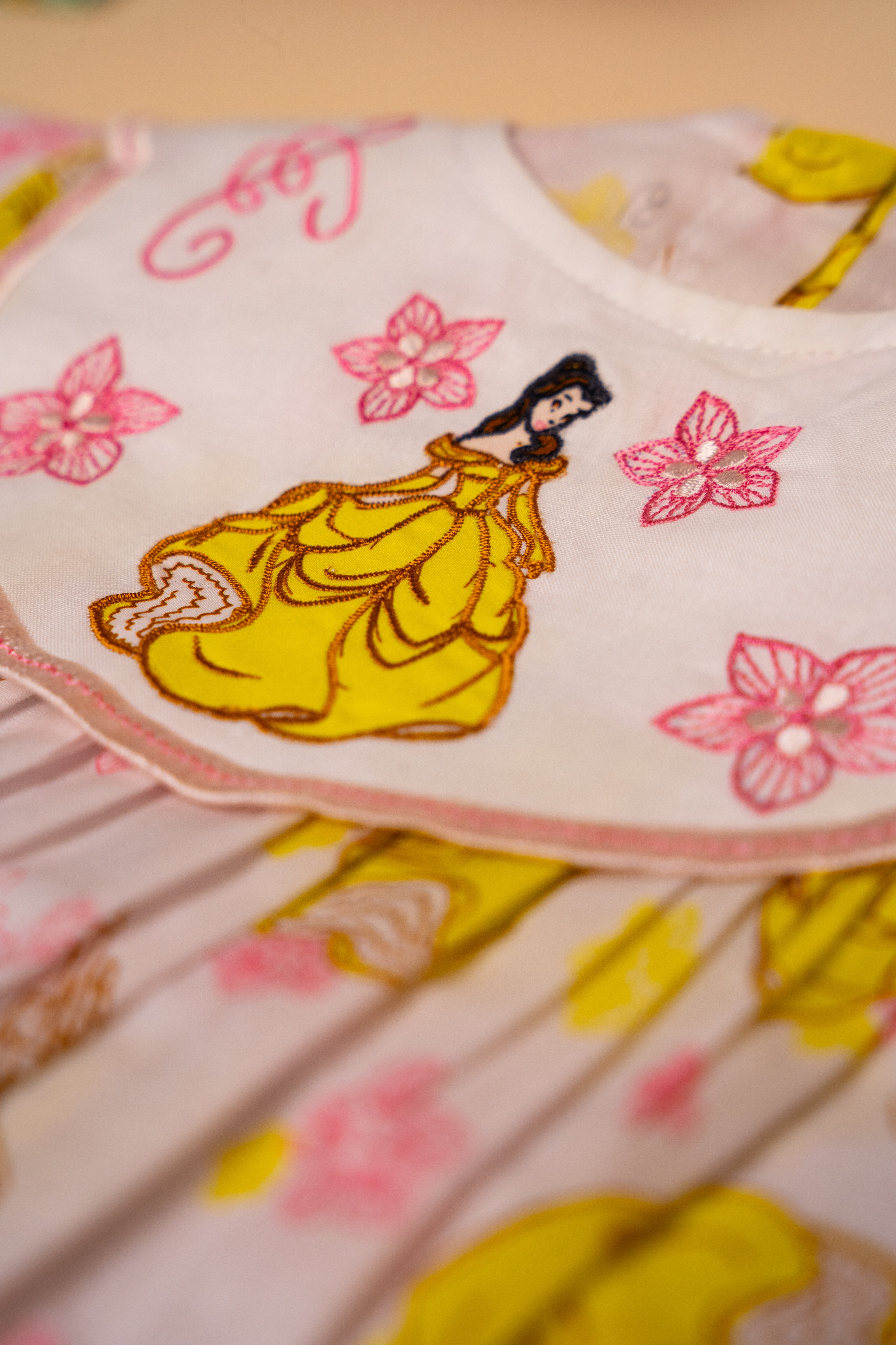 Orange Fairy Tale Cotton Dress (4M–8Y)